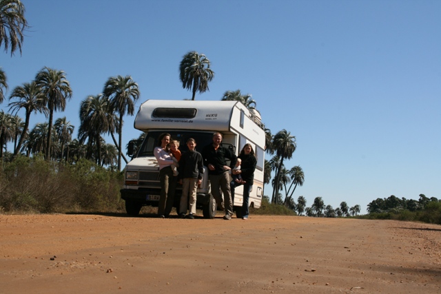 wir im Nationalpark El Palmar